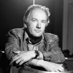 Una foto in bianco e nero di Thomas Bernhard, autore di "Ungenach", qui recensito