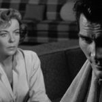 Jack Palance e Ida Lupino in una scena di "Il grande coltello" ("The Big Knife", 1955), di Robert Aldrich, qui recensito