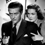 Ray Milland e Maureen O'Sullivan in una scena di "Il tempo si è fermato" ("The Big Clock", 1948) di John Farrow, qui recensito