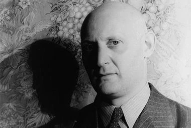 Israel Joshua Singer nel 1938, ritratto in bianco e nero pubblicato da Tablet